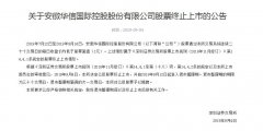 深交所：华信国际股票终止上市 9月12日进入退市整理