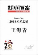 承奇资本王海青荣膺胡润百富“2018未来之星”