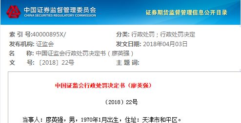 证券主持人嘚瑟"被罚1亿是打广告"！证监会回应"必将付出沉重代价"