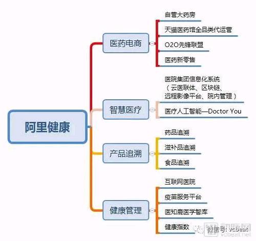 阿里健康主要业务领域