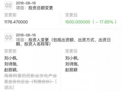 阿里影业全数退出吴奇隆刘诗诗稻草