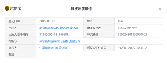 东方园林深陷债务危机，实控人拟转让5%股份给北京朝阳区国有资本
