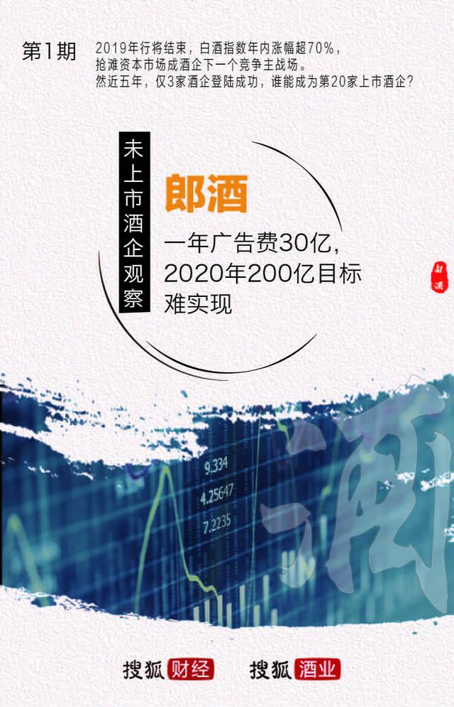 郎酒第三次谋上市：券商称一年广告费30亿，年收入200亿目标能否实现？