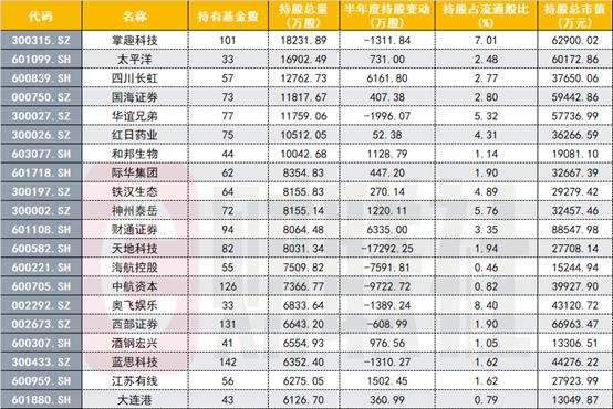 基金隐形重仓股曝光！傅鹏博、谢治宇还买了这些票