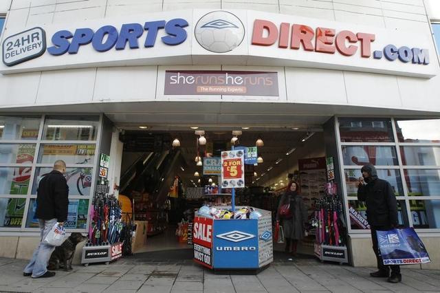 英国股市：英国第一大运动服饰零售商Sports Direct股价大涨近18%
