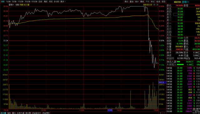 12分钟大跌18%，7倍牛股为何突然变脸？